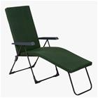 Puutarhan lepotuoli Patio Barletta Black Edition, vihreä, säädettävä, taitettava