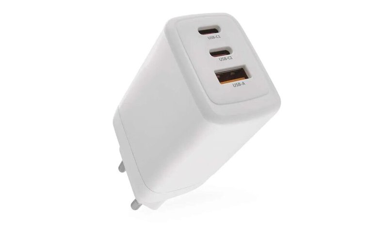 Verkkolaturi EMOS 1xUSB-A, 2xUSB-C PD 65W