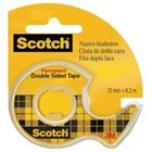 Scotch Double Sided Tape 136 12 mm x 6,3 m kaksipuolinen teippi katkojalla