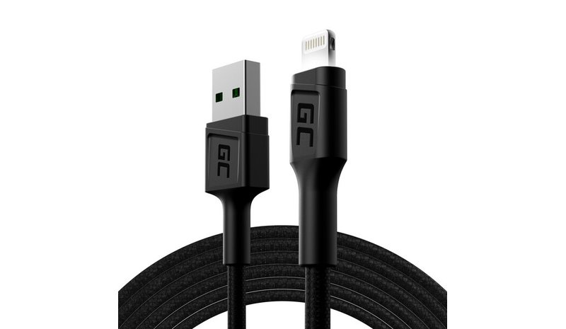 Green Cell KABGC12, USB - Lightning, 2m – kuva 1/1