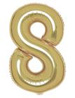 IPK Number Foil 8 White Gold 86 Cm - Gold - 0