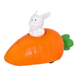 Porkkana-auto pupulla, pull-back