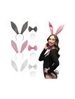 IPK IPK Bunny Accessory Set (Headband, Tail, Bow Tie) 3 Color Options - Grey - 0
