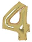 IPK IPK Number Foil 4 White Gold 86 Cm - Gold - 0