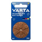 Varta nappiparistot ZA 312 1.4 V 6 kpl sinkki-ilmaparistot kuulokkeille 312 Bli 6