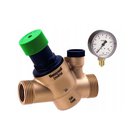 Honeywell D04fm-3/4a vedenpaineensäädin painemittarilla