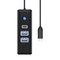 Orico Hub USB-C to 2x USB 3.0 + USB-C, 5 Gbps, 0.15m – kuva 1