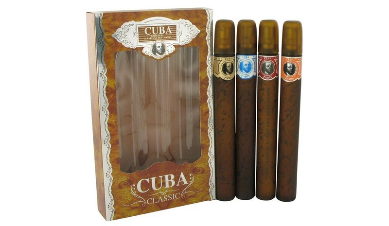 Cuba Blue EDT lahjapakkaus miehelle 4x35 ml