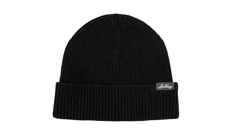 Lundhags Core Ribbed Beanie, pipo, musta – kuva 1/2