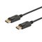 DisplayPort-kaapeli SAVIO CL-136 2 m Musta – kuva 1