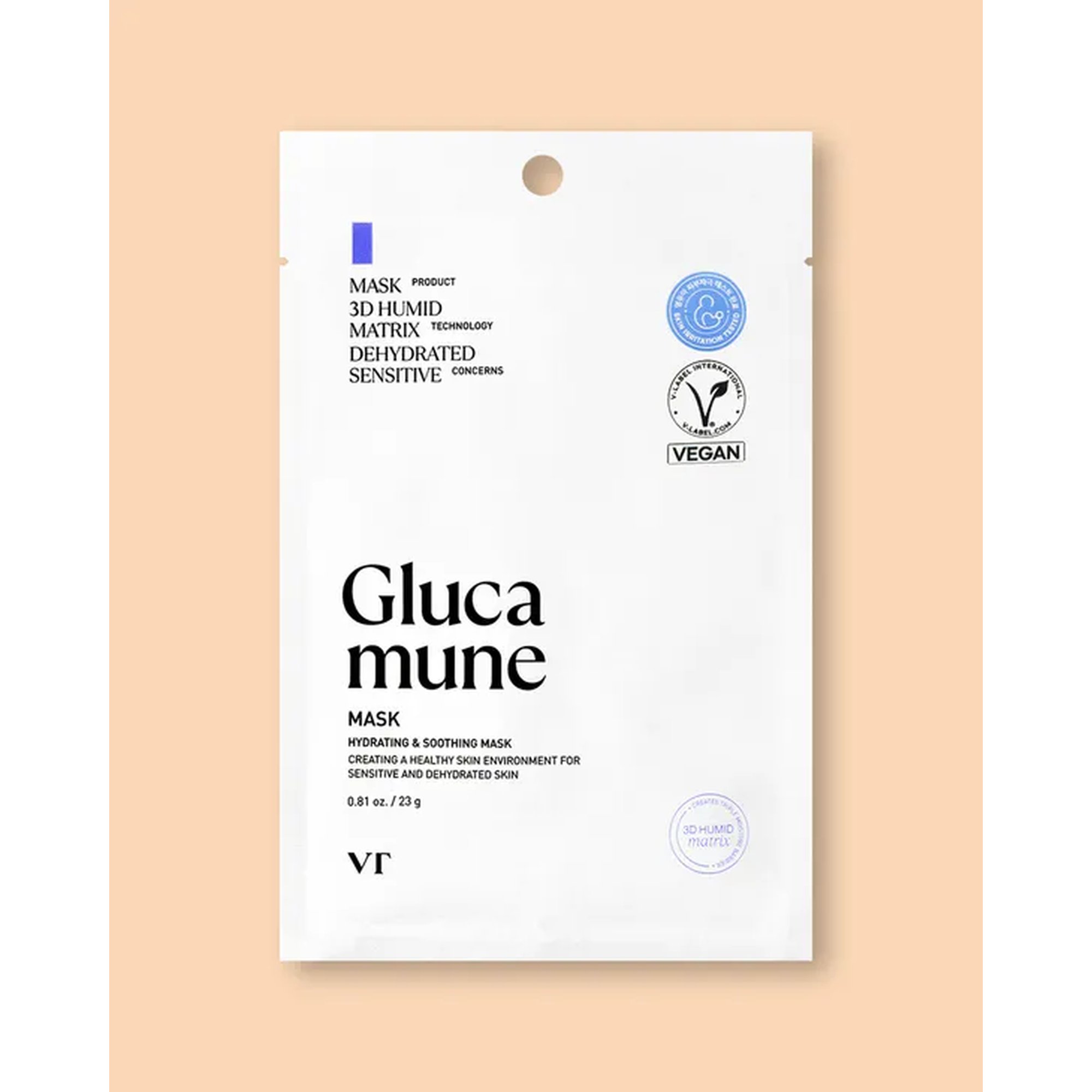 VT Cosmetics Glucamune Mask - 23 g / 1 sheet