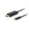 Lanberg USB-C-DisplayPort-kaapeli – kuva 1