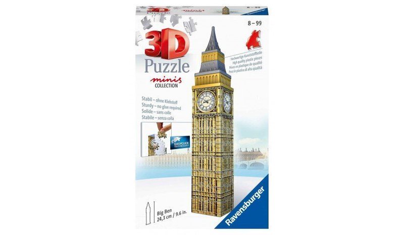 Puzzle 54 osaa 3D Mini Rakennukset Big Ben – kuva 1/1