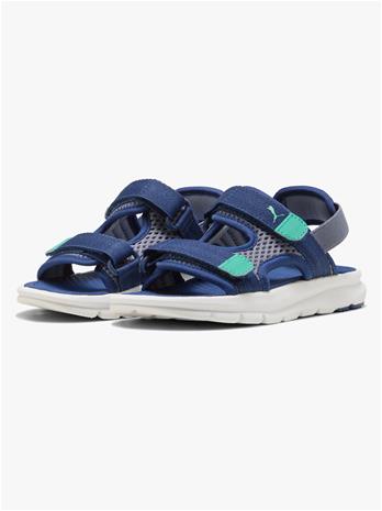 Puma Evolve Sandaalit, Blue/Vibrant Green, 31