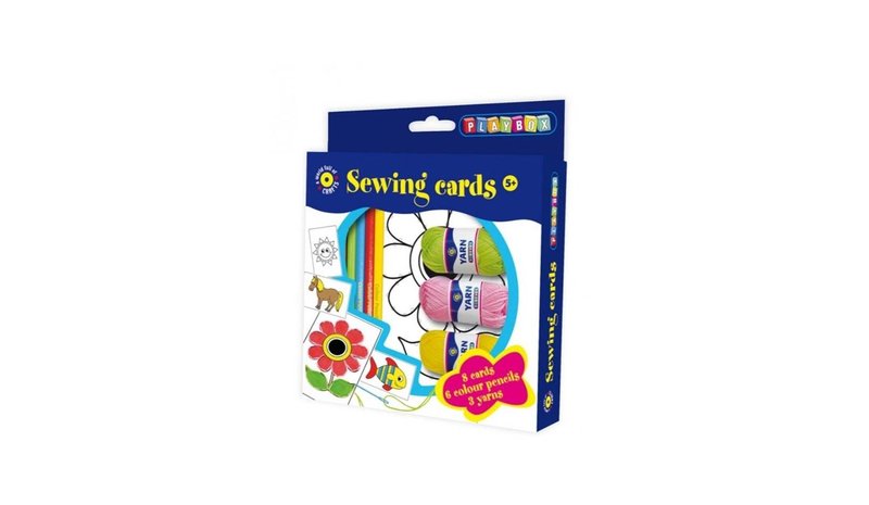 Playbox Sewing Card Set with 8 Cards - 5+ Years – kuva 1/1