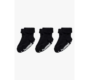 Hummel Mini Anti-Slip Sukat 3-pack, Black, 15-17