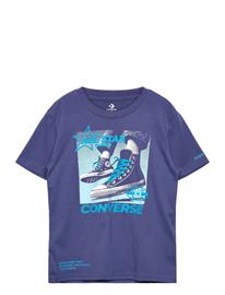Converse Cnvb Photo Real Cnv Snkr Tee - Blue - 116/122