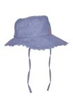 Melton Bucket Hat W Lace - Blue - 55