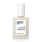 gitti Matte Top & Base Coat Kynsilakan alus- ja päällyslakka 1 kpl