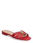 Lauren Ralph Lauren Blaike Nappa Leather Slide Sandal - Red - 42