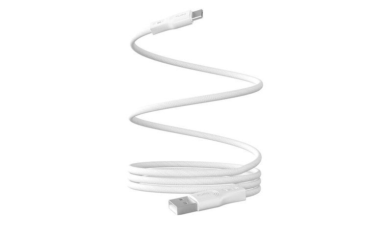 Puro Magnetic 10W Magnetic USB-A - USB-C 1m Cable - White