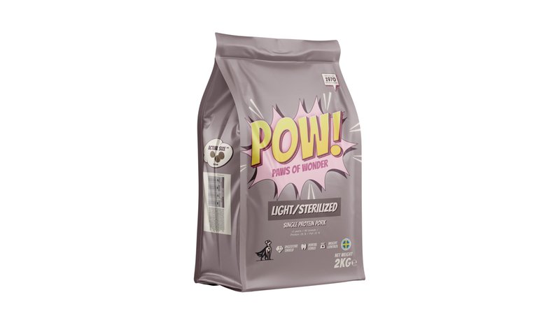 POW! DOG LIGHT/STERILIZED 2 KG