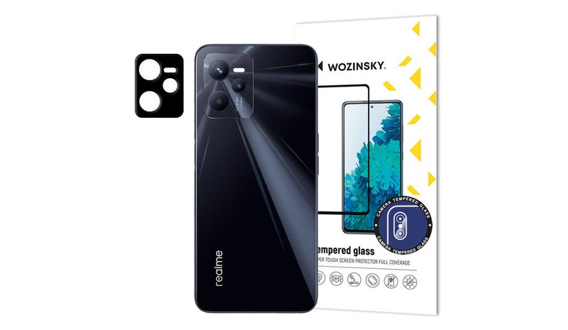 Realme C35, kameran linssisuoja