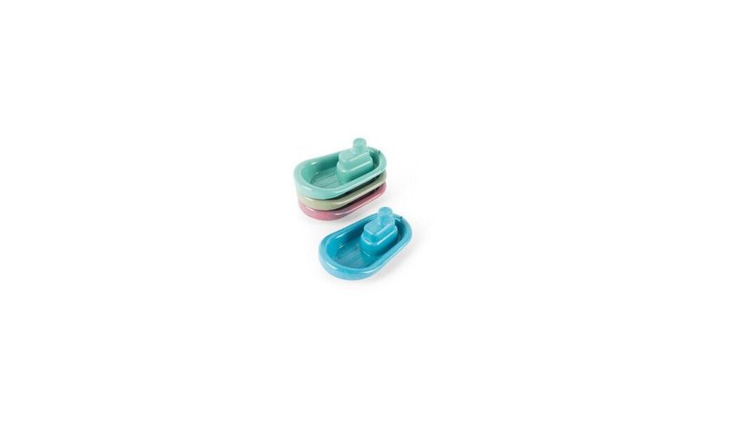 Dantoy Blue Marine Toys Boat Set - 4 pcs