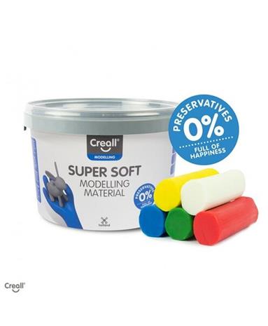 Creall Supersoft Clay 5 colours 1750gr.