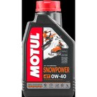 Moottoriöljy MOTUL SNOWPOWER 0W40 4T 1L. 0w-40