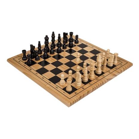 Hobby Mate Træspil Skak 28.5*28.5cm.