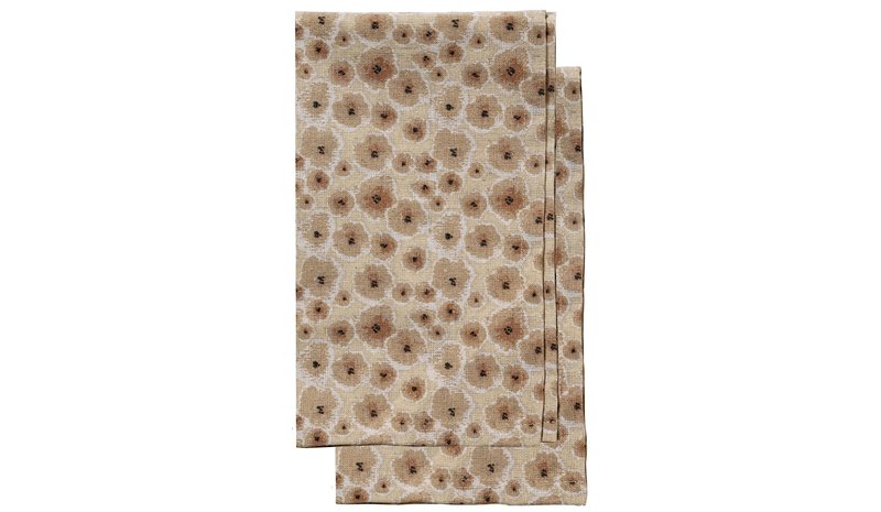 Sagaform Edith keittiöpyyhe 50x70 cm 2-pack Sekoittunut beige
