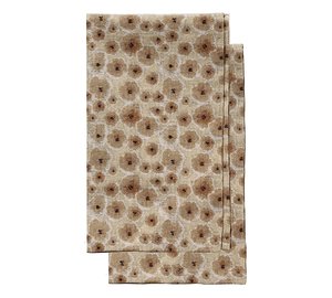 Sagaform Edith keittiöpyyhe 50x70 cm 2-pack Sekoittunut beige