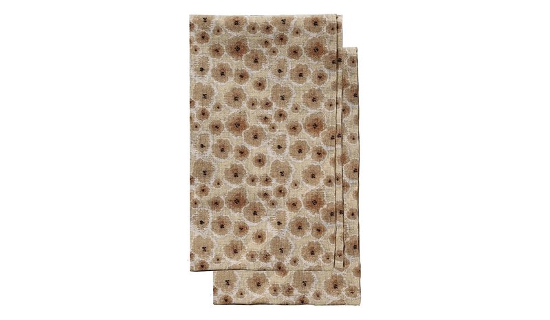 Sagaform Edith keittiöpyyhe 50x70 cm 2-pack Sekoittunut beige