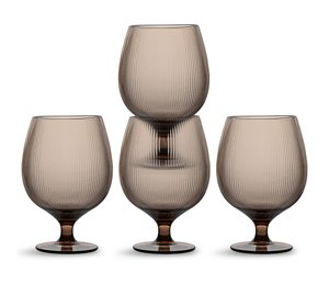 Sagaform Billi olutlasi 50 cl 4-pack Ruskea