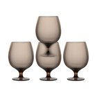 Sagaform Billi olutlasi 50 cl 4-pack Ruskea