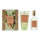 Setti 4711: Acqua Colonia White Peach & Coriander, Eau de Cologne, unisex, 50 ml + Acqua Colonia, White Peach & Coriander, kosteuttava suihkugeeli, vartalo, kaikille ihotyypeille, 75 ml