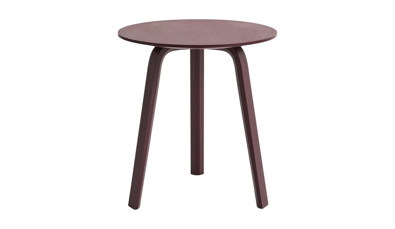 HAY Bella sohvapöytä Dark bordeaux, ä˜45x49 cm