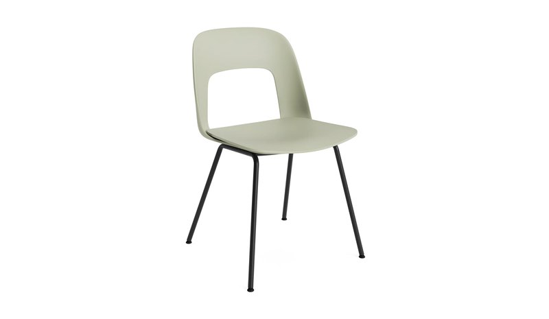 HAY Layout Chair 111 tuoli Pastellinvihreä-musta