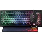 marvo cm310 en, rgb näppäimistö setti pelihiirellä ja hiirimatto, jav, pelaaminen, kalvotyyppinen kaapeli (usb), musta, läpinäkyvä