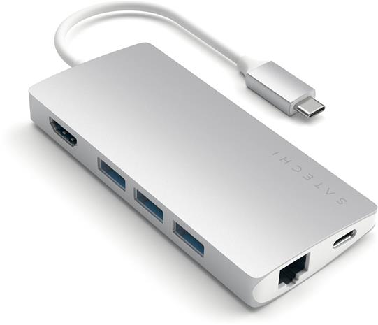 Satechi USB-C Multi-Port Adapter, hopea