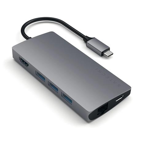 Satechi USB-C Multi-Port Adapter, hopea