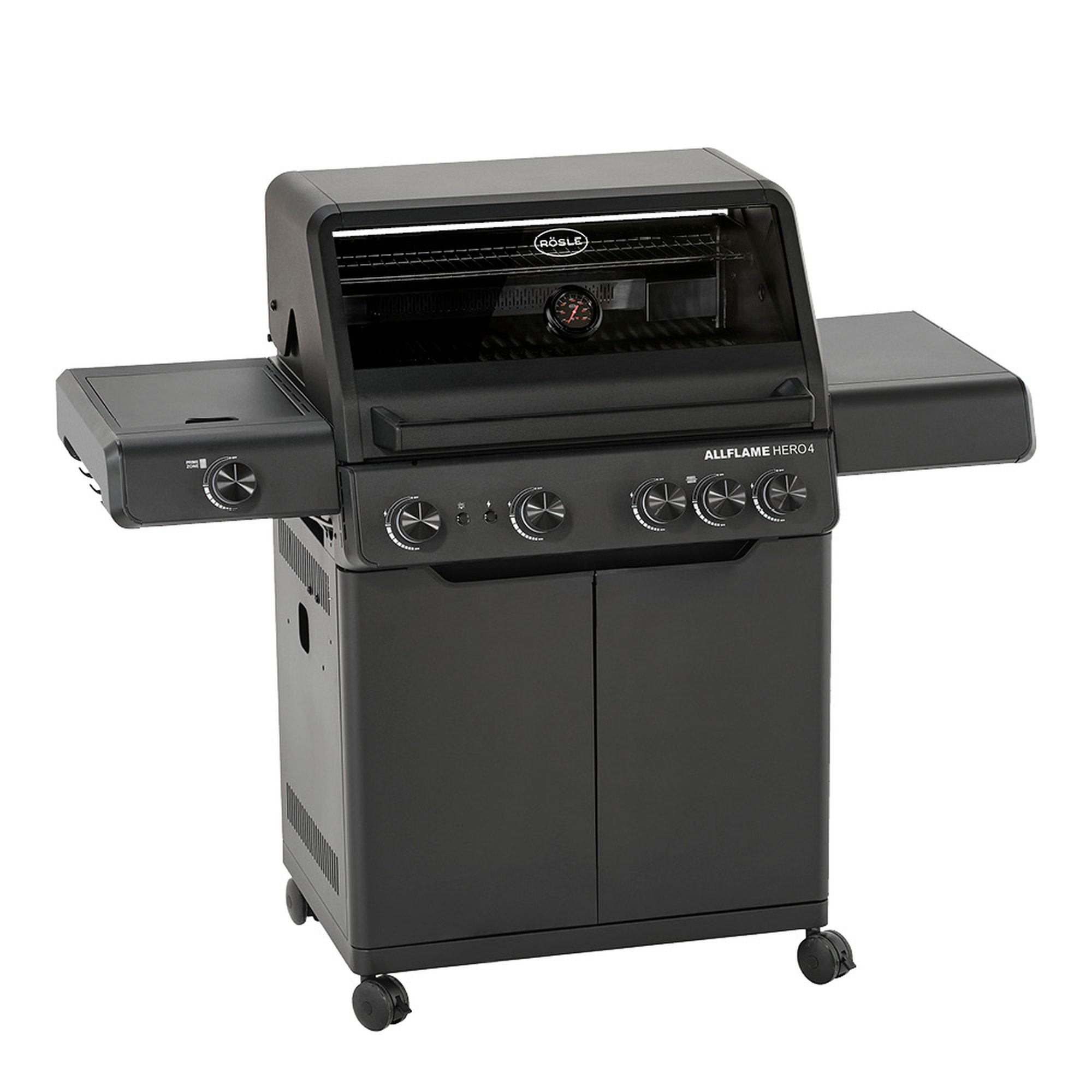 Rösle - AllFlame Hero 4 Kaasugrilli 21000W Musta