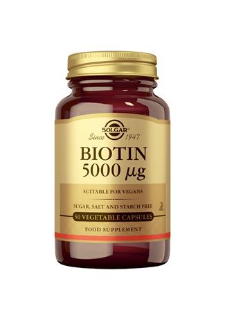 Solgar Biotiini 5000 µg 50 kaps, ravintolisä