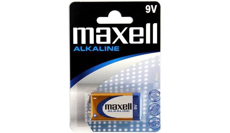 Akku Maxell (6LR61), 9V – kuva 1/5