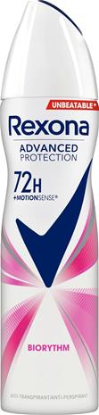 Rexona 72h Advanced Protection Biorythm spray 150 ml