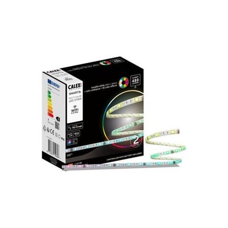 Calex Smart LED Striplight RGBW, 2m, kaukosäädin
