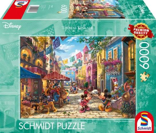Palapeli: Thomas Kinkade - Mickey & Minnie In Mexico (6000) PALA