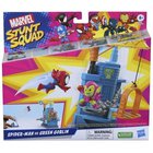Leikkisetti Hasbro Marvel Stunt Squad Hämähäkkimies vastaan Vihreä Goblin