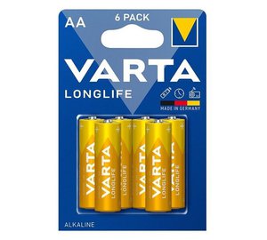 varta lr06 longlife alkaliparisto 6 kpl/bl.